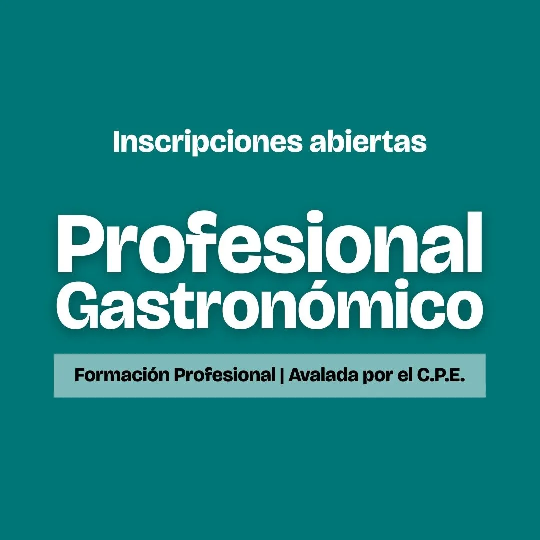 Matrícula Profesional Gastronómico